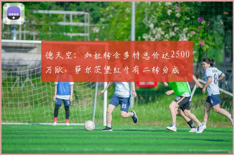 德天空：加杜转会多特总价达2500万欧，萨尔茨堡红牛有二转分成